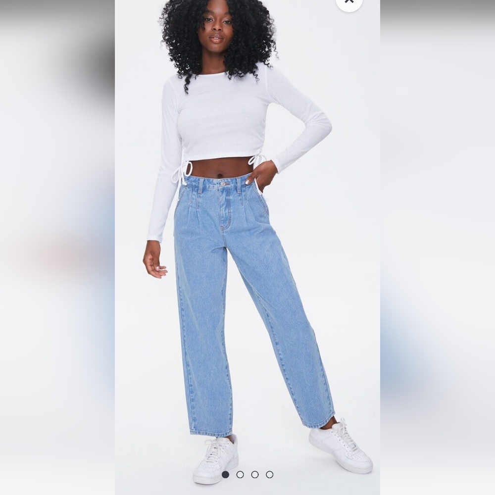 High-rise mom jeans
